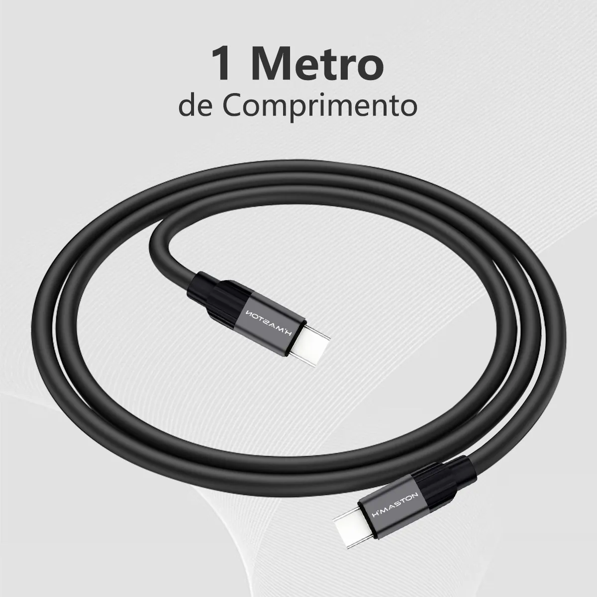 Cabo Hmaston 65W Type C/C HB09-6 - Imagem 4