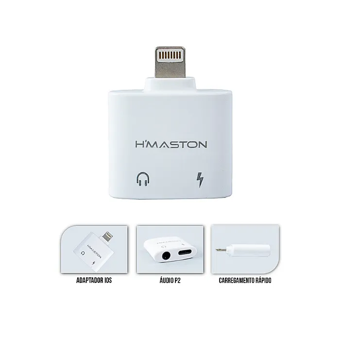 Adaptador Lightning/P2 KY-178 - Imagem 3